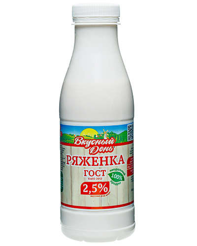 Ряженка 2,5% - Саратовский комбинат детского питания: натуральная нежность и питательность.